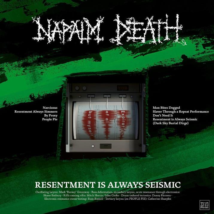 Napalm Death „Resentment Is Always Seismic – A Final Throw Of Throes“ LP
